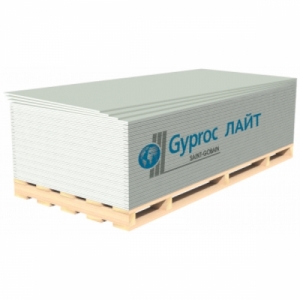 Лист гипсокартона GYPROC ЛАЙТ ГСП-А 9,5*1200*2500